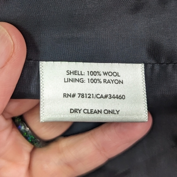 Eileen Fisher Petite Wool Open Front Blazer Sz PP/XSP - Picture 10 of 11